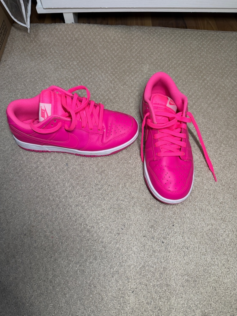 Nike Bright Pink Low-Top Sneakers